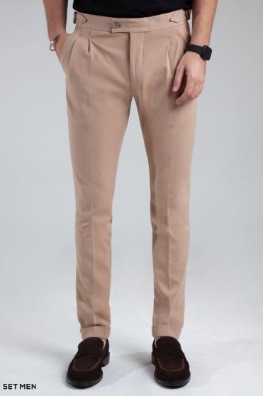 شلوار پارچه ای مردانه پیل دار شلوار پارچه ای مردانه پیل دار