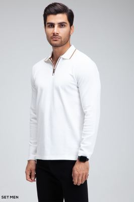 بلوز یقه زیپ دار