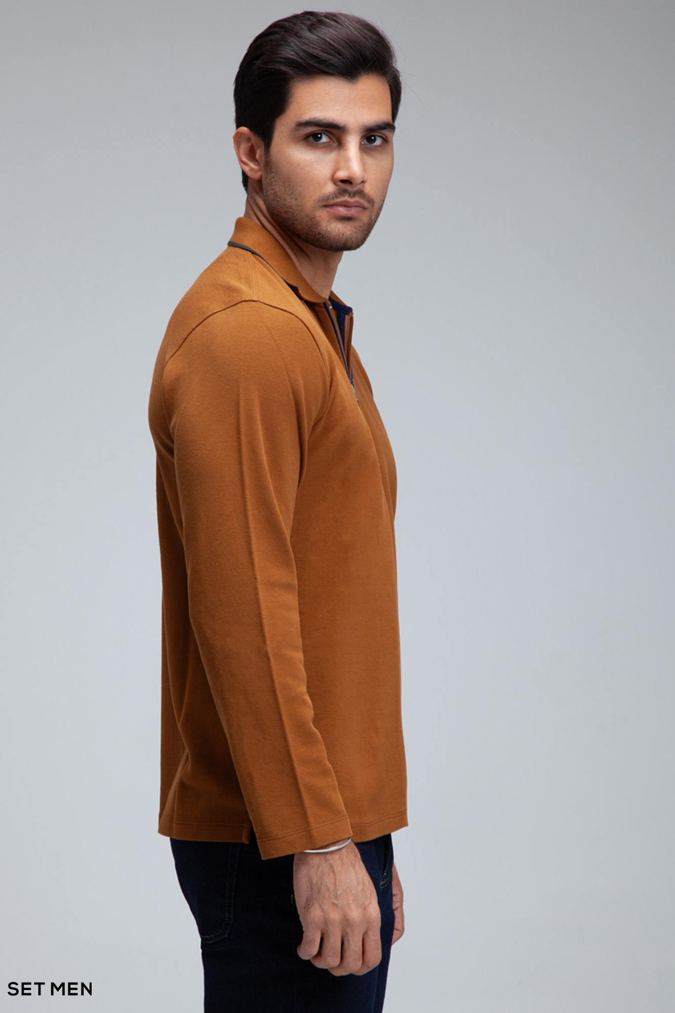 بلوز یقه زیپ دار