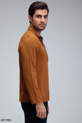 بلوز یقه زیپ دار