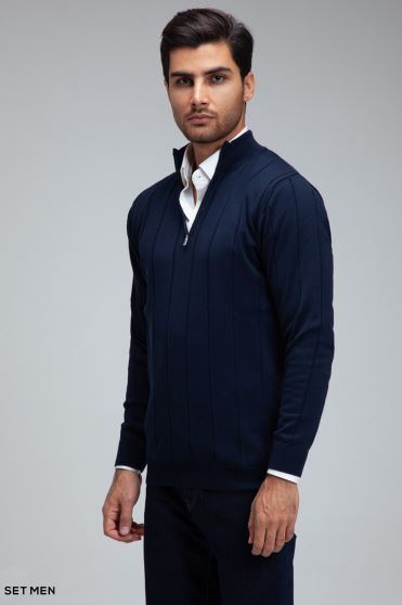 بافت مردانه نیم زیپ دیپلمات بافت مردانه نیم زیپ دیپلمات