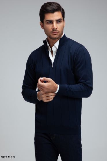 بافت مردانه نیم زیپ دیپلمات بافت مردانه نیم زیپ دیپلمات