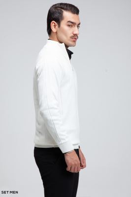 بافت مردانه نیم زیپ دیپلمات