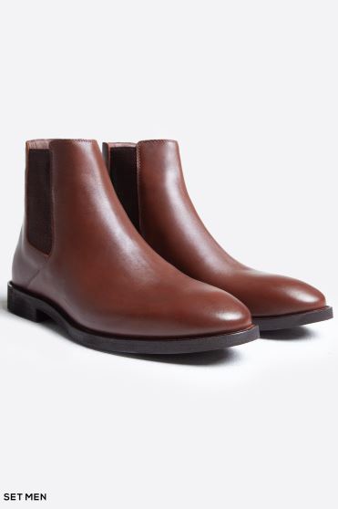 بوت چرم چلسی SETMEN ROYAL بوت چرم چلسی SETMEN ROYAL