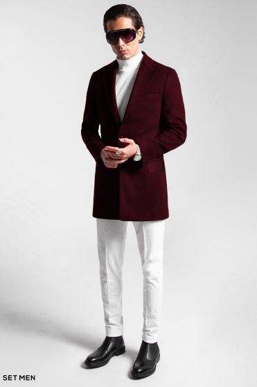 پالتو یقه بلیزر مردانه