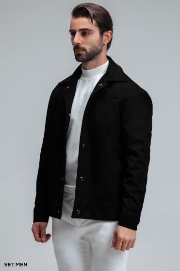 کاپشن جیر دکمه دار کاپشن جیر دکمه دار