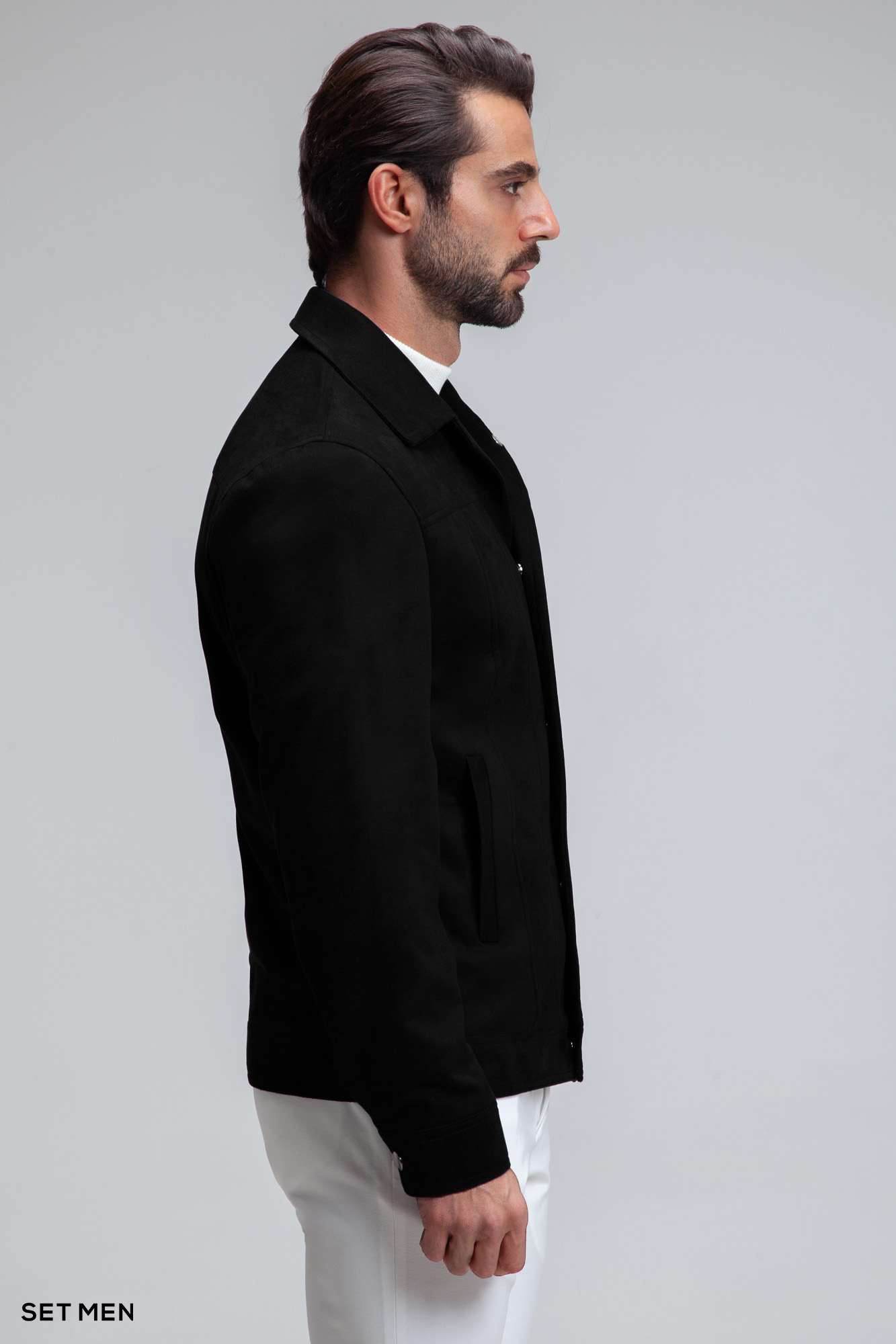 کاپشن جیر دکمه دار