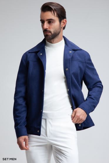 کاپشن جیر دکمه دار کاپشن جیر دکمه دار