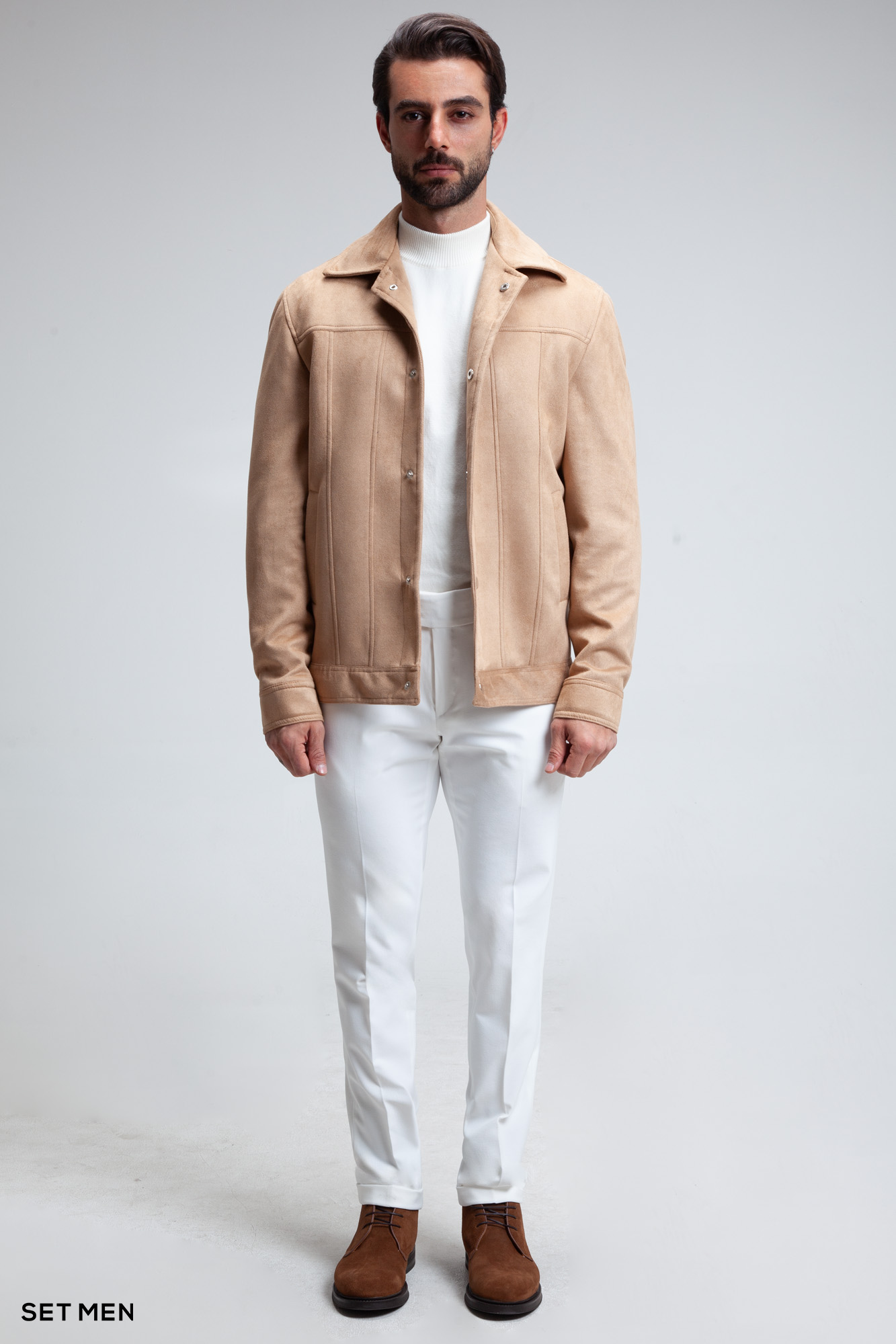 کاپشن جیر دکمه دار