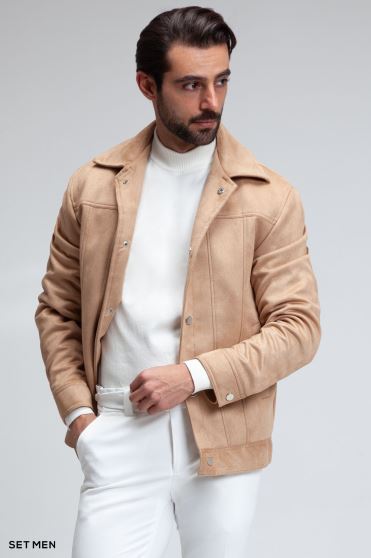 کاپشن جیر دکمه دار کاپشن جیر دکمه دار