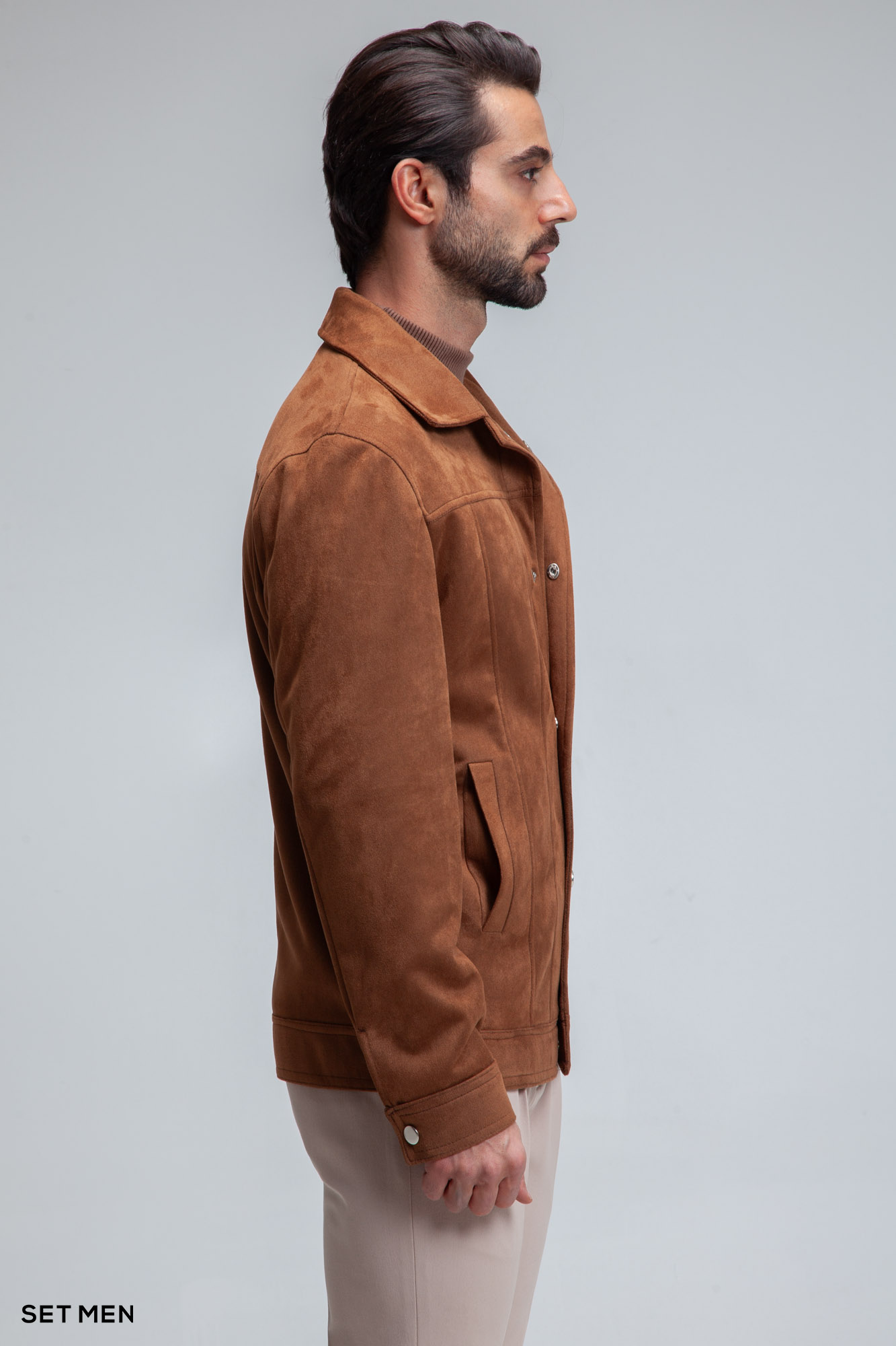 کاپشن جیر دکمه دار