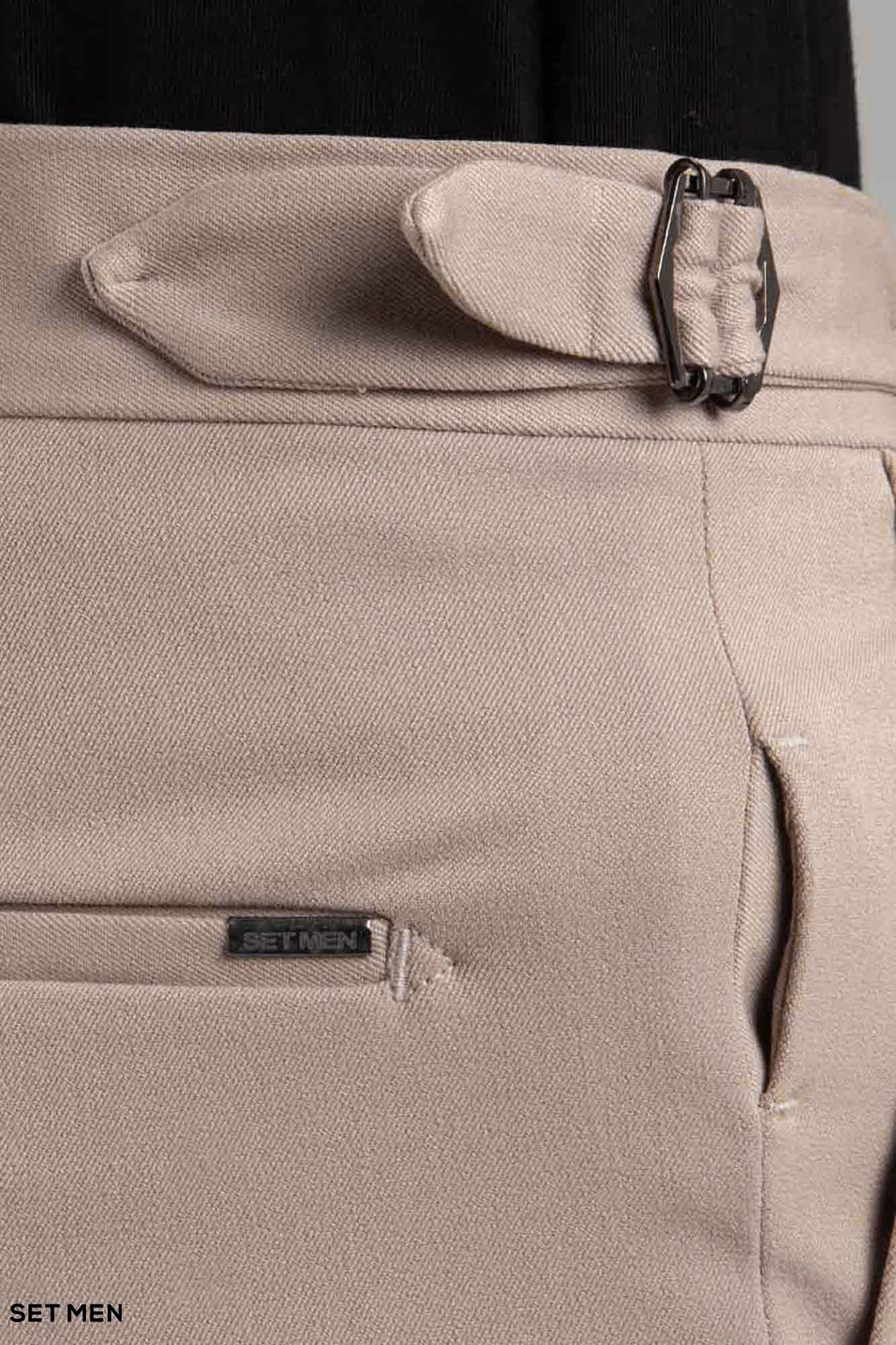 شلوار پارچه ای مردانه پیل دار