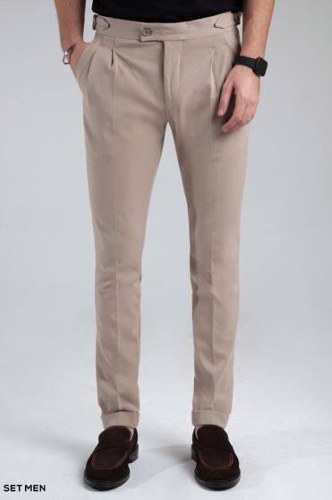 شلوار پارچه ای مردانه پیل دار شلوار پارچه ای مردانه پیل دار