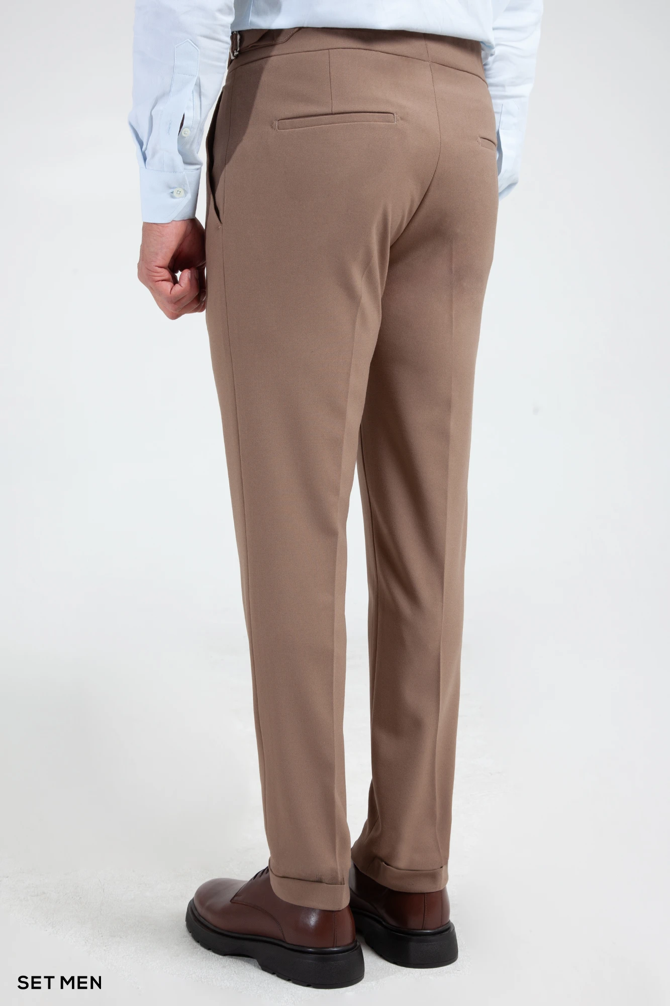 شلوار پارچه ای مردانه کمر پهن ایتالیایی