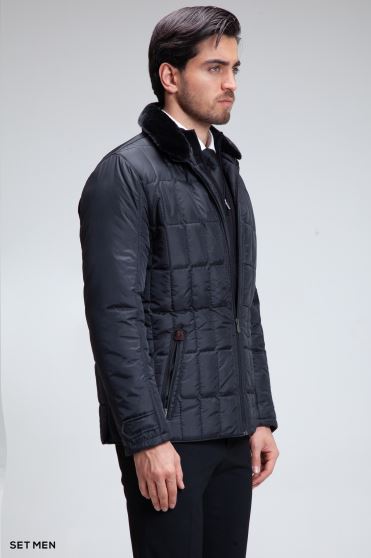 کاپشن کتی یقه خز دار کاپشن کتی یقه خز دار