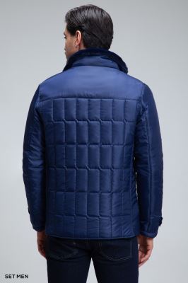 کاپشن کتی یقه خز دار