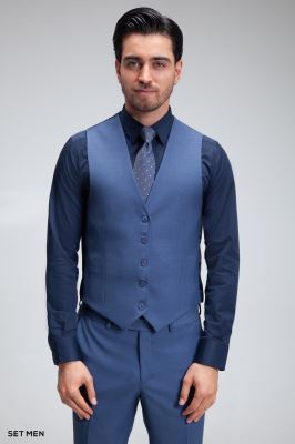 کت و شلوار مردانه سه تکه ژیله دورو