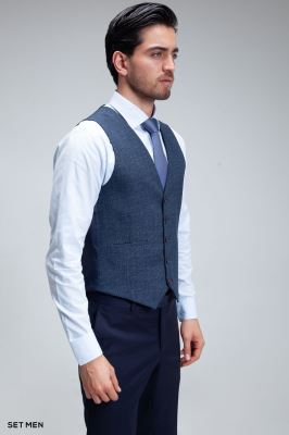 کت و شلوار مردانه سه تکه ژیله دورو