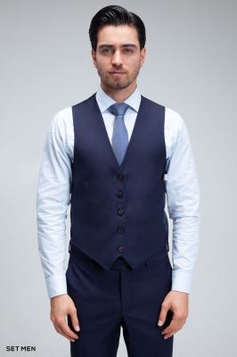 کت و شلوار مردانه سه تکه ژیله دورو