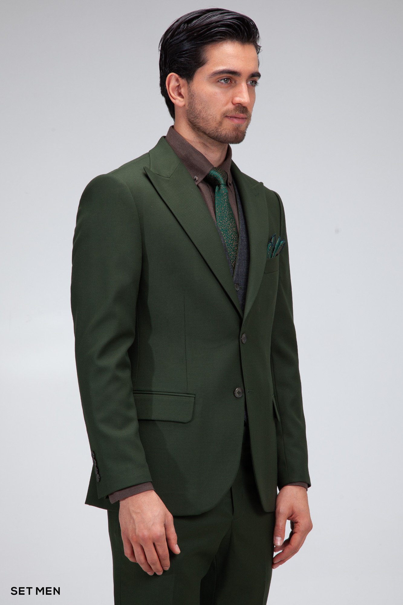 کت و شلوار مردانه سه تکه ژیله دورو