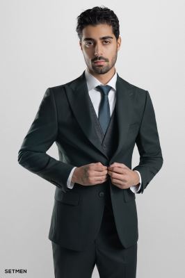 کت و شلوار مردانه سه تکه ژیله دورو