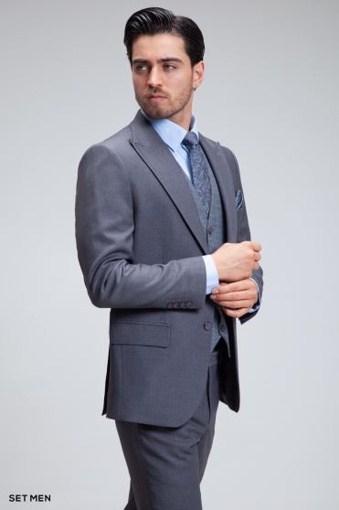 کت و شلوار مردانه سه تکه ژیله دورو