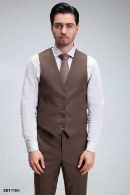 کت و شلوار مردانه سه تکه ژیله دورو