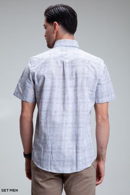 پیراهن مردانه آستین کوتاه لینن