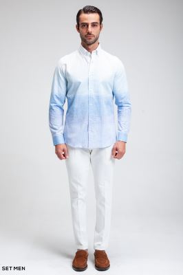 پیراهن مردانه لینن NATURAL TOUCH