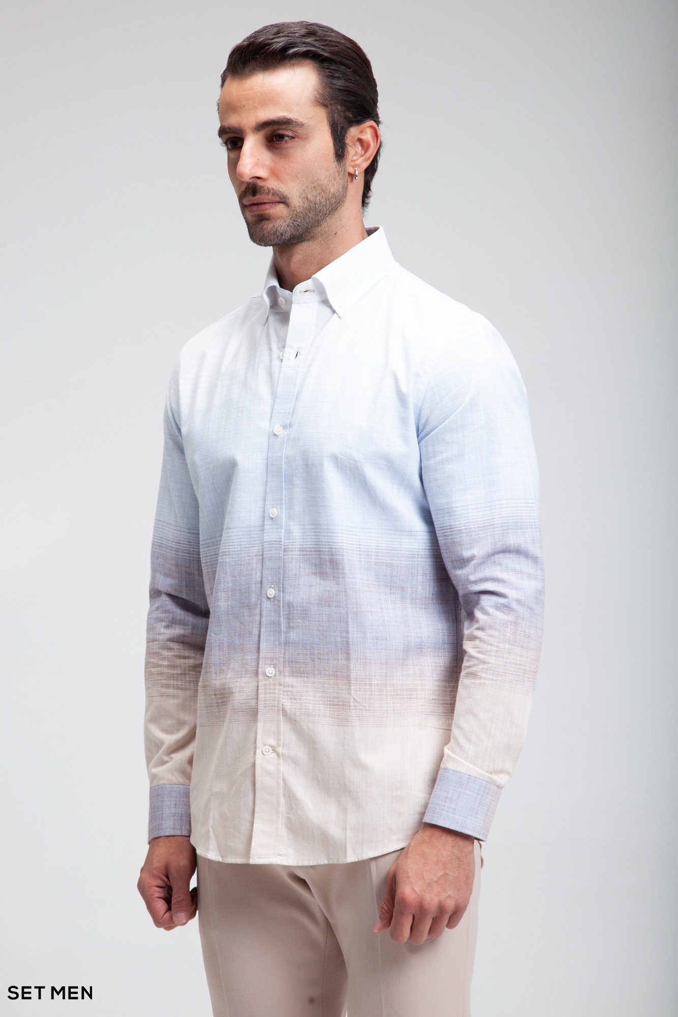 پیراهن مردانه لینن NATURAL TOUCH