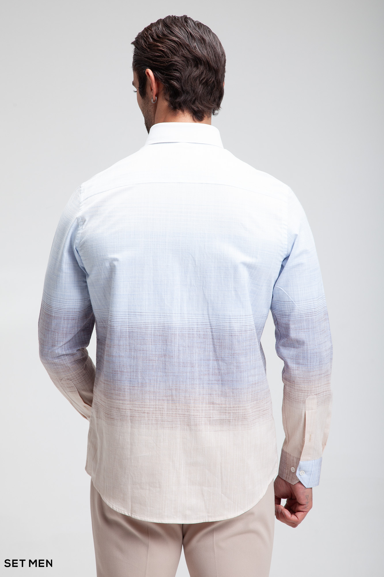 پیراهن مردانه لینن NATURAL TOUCH