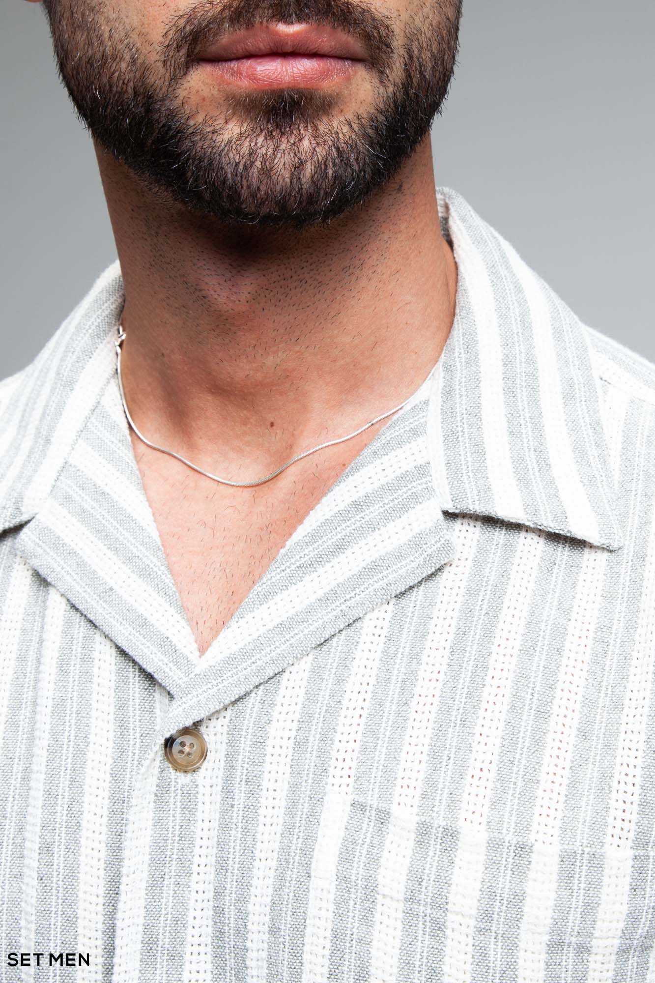 پیراهن مردانه کنفی آستین کوتاه