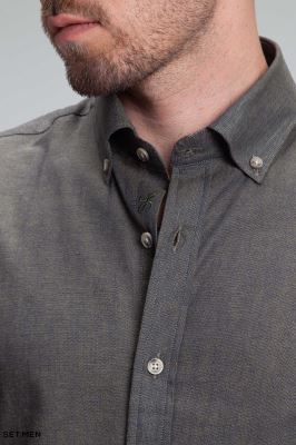 پیراهن مردانه آستین کوتاه لینن