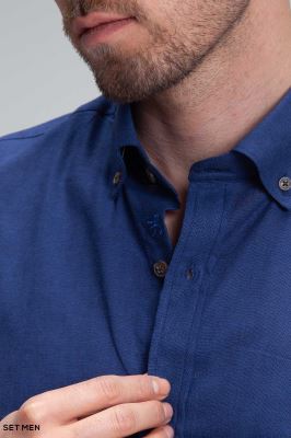 پیراهن مردانه آستین کوتاه لینن