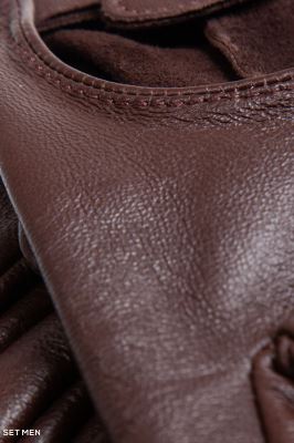 دستکش چرم دکمه دار