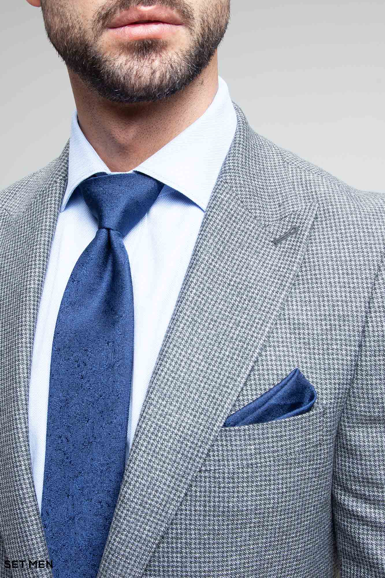 کت تک مردانه یقه بلیزر تک دکمه پیردوپل