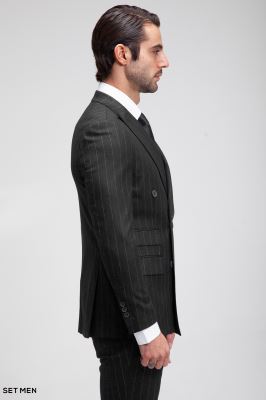 کت و شلوار مردانه شش دکمه دیپلمات