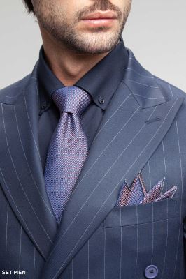 کت و شلوار مردانه شش دکمه دیپلمات