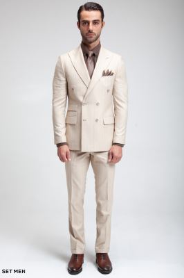 کت و شلوار مردانه شش دکمه دیپلمات