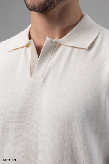 تیشرت یقه هفت بافت اولد مانی