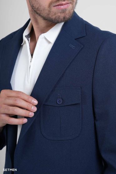 کت تک مردانه نیم آستر لینن سافاری کت تک مردانه نیم آستر لینن سافاری