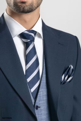 کت و شلوار مردانه سه تکه یقه انگلیسی ژیله دورو