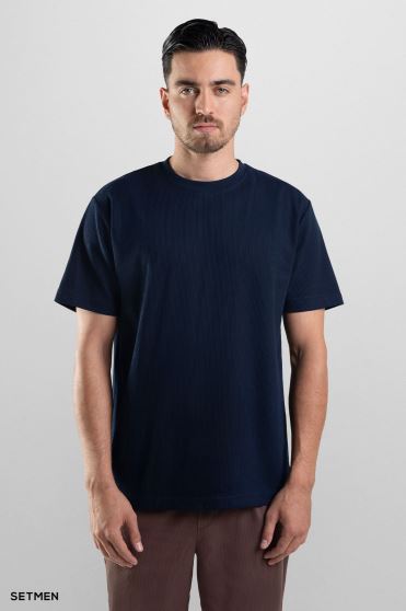 تیشرت مردانه ژاکارد یقه گرد تیشرت مردانه ژاکارد یقه گرد