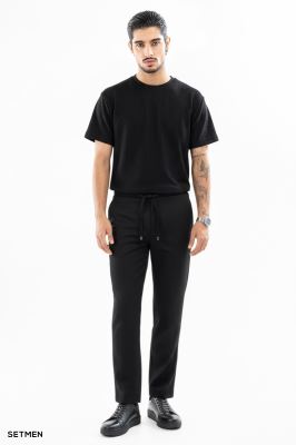 تیشرت مردانه ژاکارد یقه گرد