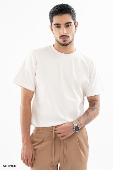 تیشرت مردانه ژاکارد یقه گرد تیشرت مردانه ژاکارد یقه گرد