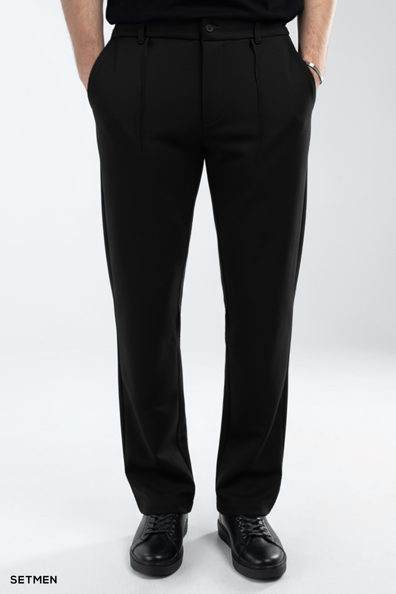 شلوار اسلش مردانه واید پارچه دورو