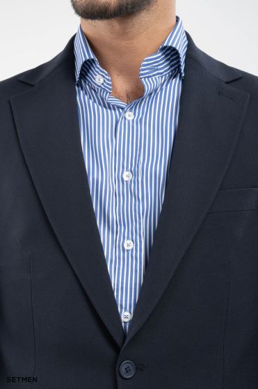 کت تک مردانه یقه انگلیسی