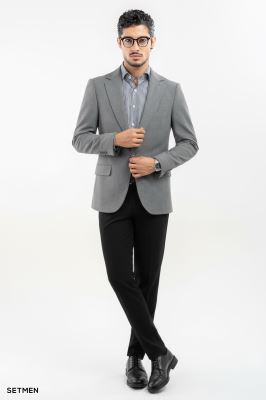 کت تک مردانه یقه انگلیسی