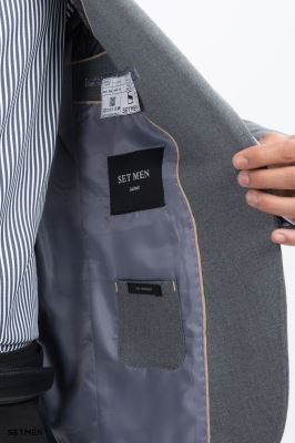 کت تک مردانه یقه انگلیسی