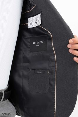 کت تک مردانه یقه انگلیسی